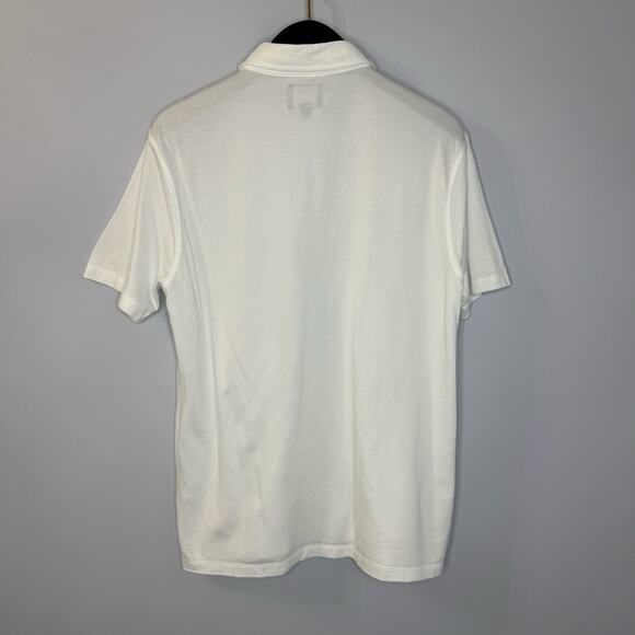 Todd Snyder White Polo Shirts Short Sleeve Men's L - Picture 7 of 9